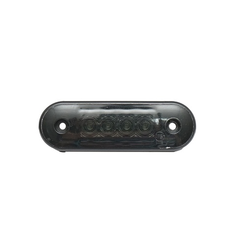 [AMAT6-120419] Lampa gabarit laterala slim LED 12-24V rosu fumuriu 85x28x11mm