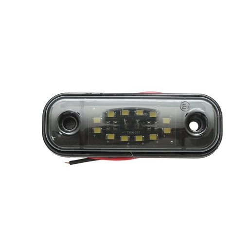 [AMAT6-120471] Lampa laterala gabarit slim LED 12-24V, alb fumuriu 89x32mm