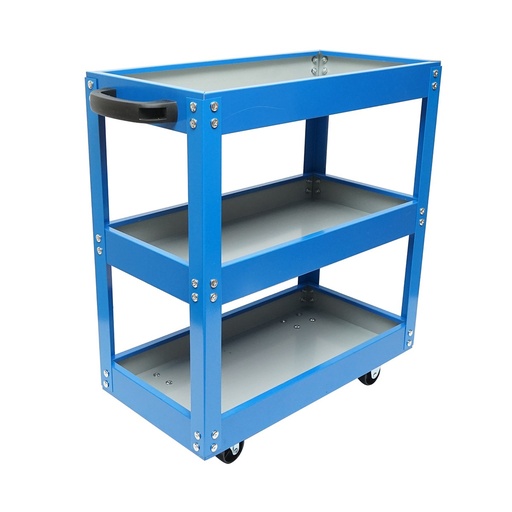 [AMAT6-120577] Carucior scule metalic pe roti cu 3 rafturi 510x260x575mm