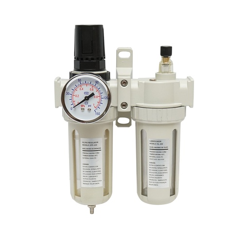 [AMAT6-120657] Filtru aer si ungator cu regulator de presiune max. 1 MPa, racord 1/2