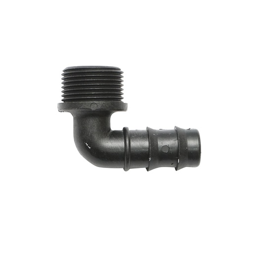 [AMAT6-120748] Cot conector stut tub picurare 20mm, filet exterior 3/4 inch pentru sisteme de irigatii