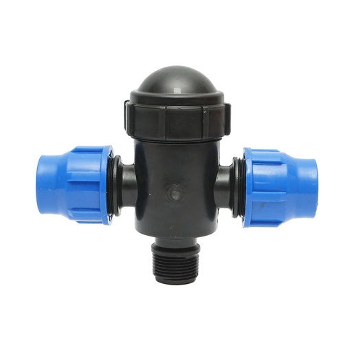 [AMAT6-120784] Filtru plastic teu cu sita 30x30mmx1 tol pentru sisteme de irigatii