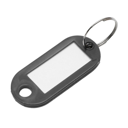 [AMAT6-120787] Breloc chei negru cu eticheta