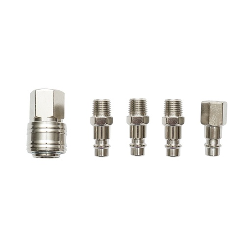 [AMAT6-120947] Set 5 cuple rapide 1/4 pentru furtunuri aer comprimat si scule pneumatice