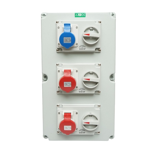 [AMAT6-121116] Tablou grup prize organizare santier 2x415V/16A, 1x250V/16A, 520x300x160mm IP44/IP67 SUNTREE
