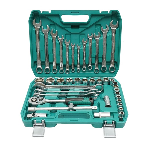 [AMAT6-121181] Trusa chei tubulare 8-32mm si chei fixe combinate 8-24mm, antrenor cu clichet 41 piese