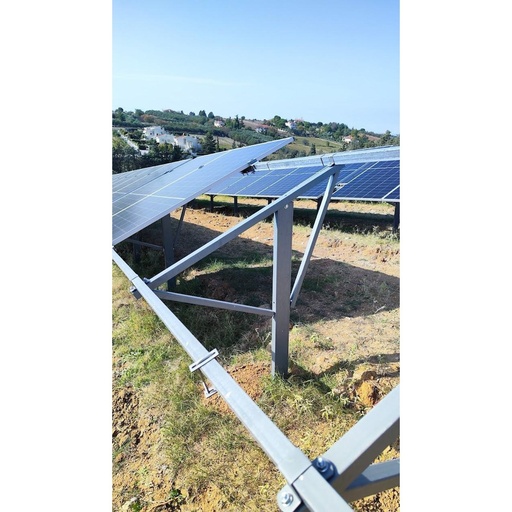 [AMAT6-121186] Sistem complet montare, structura pe sol batut pentru 20PV 11 KW panouri solare fotovoltaice 550-575W