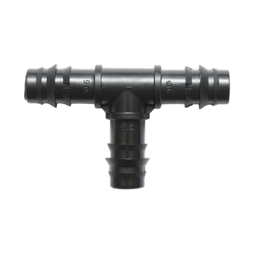 [AMAT6-121222] Teu conector stut egal tub picurare 16x16x16mm pentru sisteme de irigatii