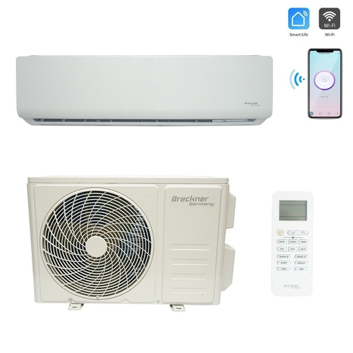 [AMAT6-121237] Aparat de aer conditionat inverter 9000 BTU, clasa energetica A++/A+, functie incalzire, dezumidificare, I feel, Wi-Fi, aplicatie Smart Life, kit instalare inclus TCL