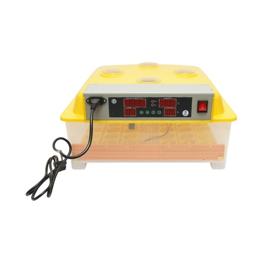 [AMAT6-121264] Incubator automat 48 oua 12V-220V cu rotire automata, control temperatura, umiditate, afisaj digital