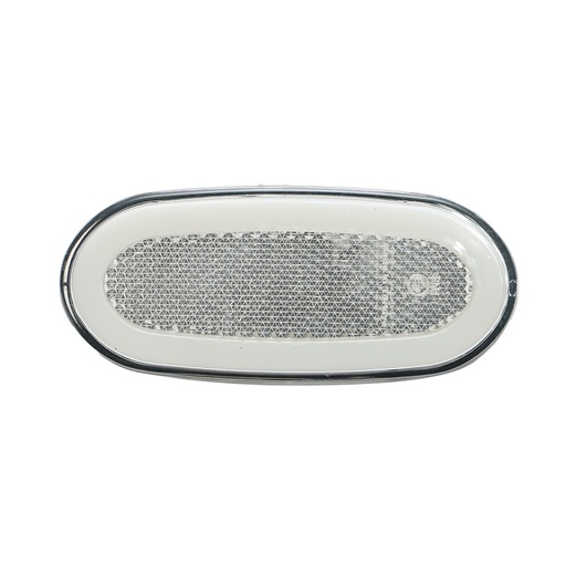 [AMAT6-121593] Lampa gabarit laterala ovala LED neon 12V, alba 105x46mm pentru Mercedes Sprinter, VW Crafter