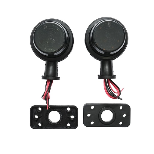 [AMAT6-121605] Lampa laterala gabarit rotativa LED 12-24V, galben-rosu fumuriu FR0237