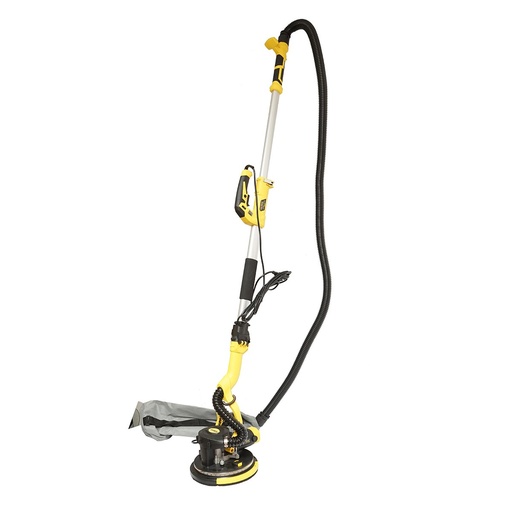 [AMAT6-121725] Slefuitor pereti si tavane tip girafa cu aspirator si sac 880W, 220V, 5 trepte viteza 1000-2100 r/min, brat telescopic 125-180cm, cap iluminat 72 LED-uri, 6 discuri 225mm Crownman