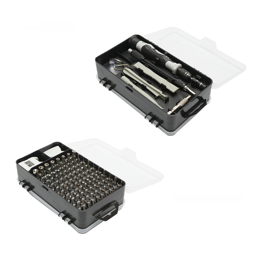 [AMAT6-121894] Trusa surubelnite de precizie biti, torx, cruce, hexagonal pentru electronice 115 piese