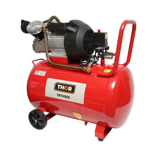 [AMAT6-121975] Compresor aer 100L, motor 2 cilindri in V 2.2KW/2CP, presiune maxima 8 bar, volum aer aspirat 370 L/min THOR