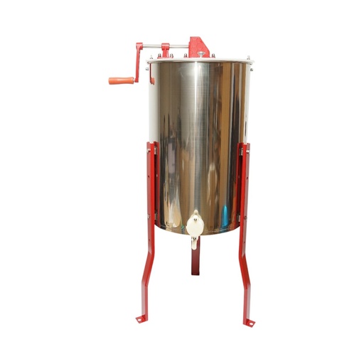 [AMAT6-122019] Centrifuga manuala apicola, extractor miere din inox cu 3 rame