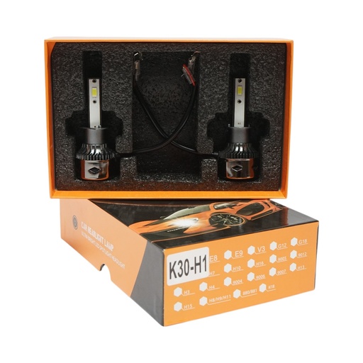 [AMAT6-122187] Set 2 becuri auto LED H1, 27W, 12V lumina alb rece