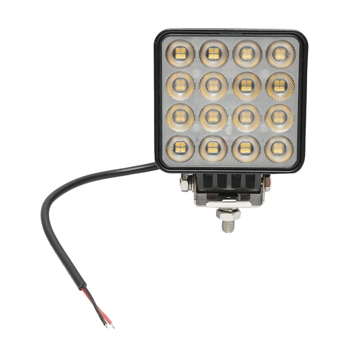 [AMAT6-122197] Proiector LED patrat tip flood 12-48V, 48W, 3000K carcasa aluminiu 110x110x45mm