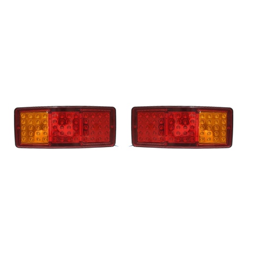 [AMAT6-122233] Set lampi stop spate LED 24V pentru camion/remorca 345x145x25mm