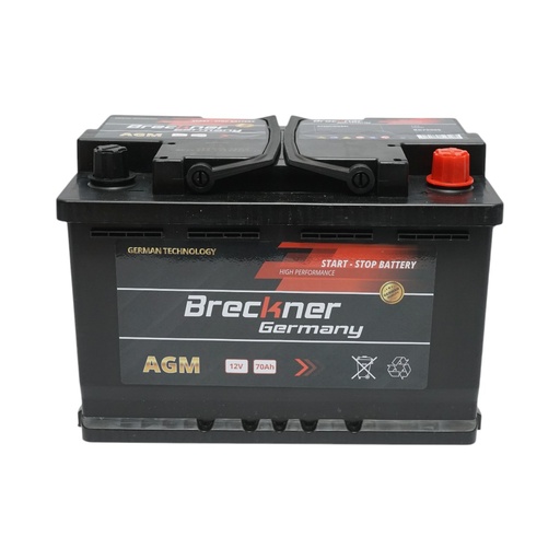 [AMAT6-122257] Baterie auto AGM start-stop 12V, 70Ah, 760A la pornire 275x175x195mm