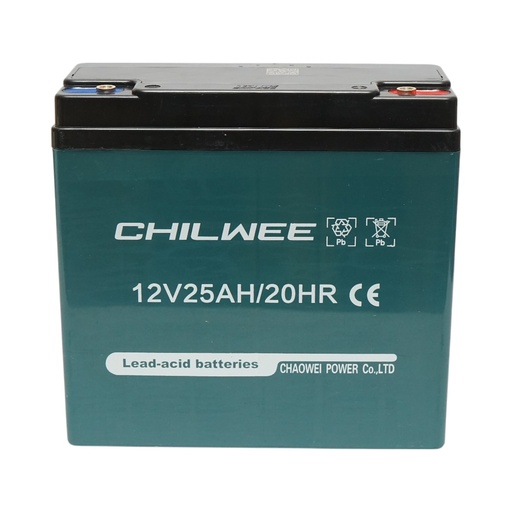 [AMAT6-122264] Baterie VRLA plumb-acid 12V 25Ah, 20HR cu grafen 6-DZF-20 pentru vehicule electrice 180x75x170mm Chilwee