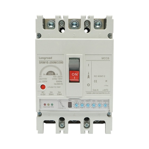 [AMAT6-122322] Intrerupator automat de putere MCCB 3P 415V AC, 100-250A, SRM1E-250M/3300 Longroad