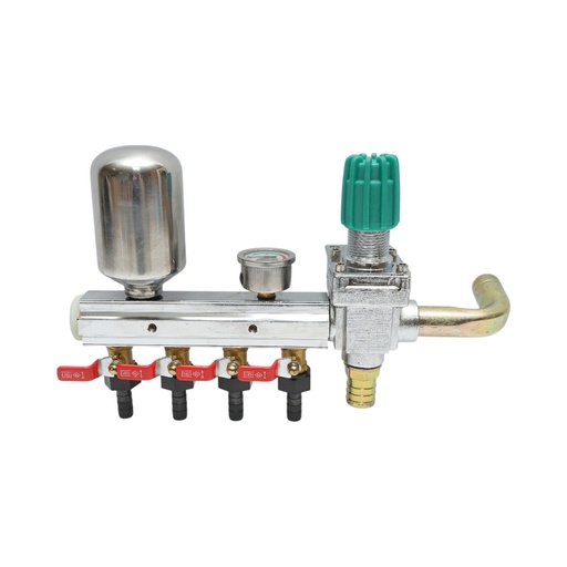 [AMAT6-122334] Distribuitor erbicidator cu 4 cai, manometru cu glicerina 49 bar