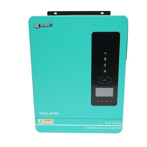 [AMAT6-122367] Invertor solar hibrid 6.2kW, 48V, MPPT 120A, monofazic, ON/OFF-GRID, EVO-6200 Bourget