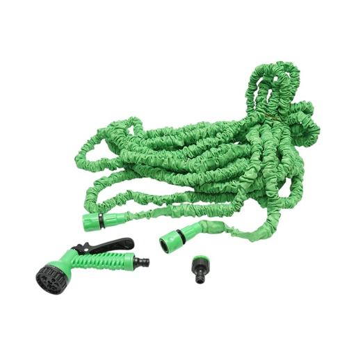 [AMAT6-122384] Furtun de gradina extensibil TPE 10-30m cu pistol reglabil 7 moduri, adaptor 3/4, cupla rapida 1/2