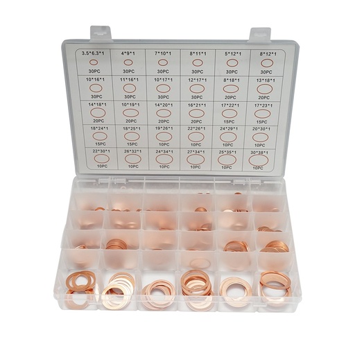 [AMAT6-122407] Trusa saibe cupru Ø 3.5-30mm 580 piese