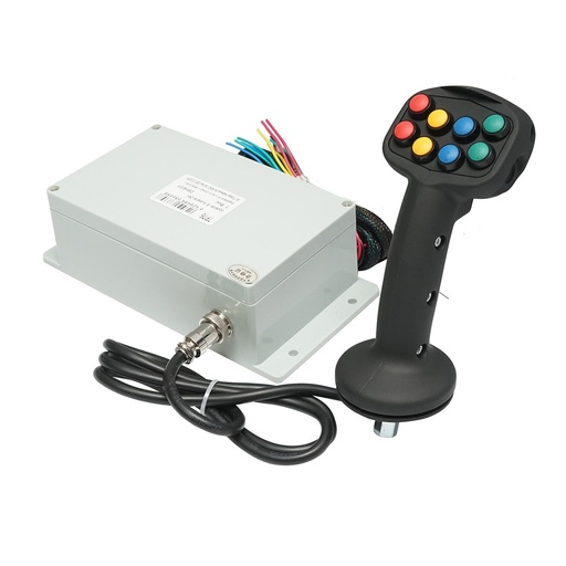 [AMAT6-122419] Joystick electric 8 butoane cu modul de comanda 24V