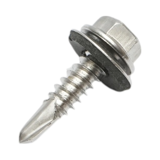 [AMAT6-122541] Surub autoforant 6.3x25mm cu saiba EPDM pentru prinderi panouri solare fotovoltaice