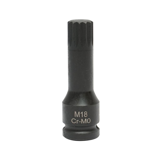 [AMAT6-122809] Cheie tubulara de impact spline M18, 78mm, patrat 1/2 inch Cr-Mo