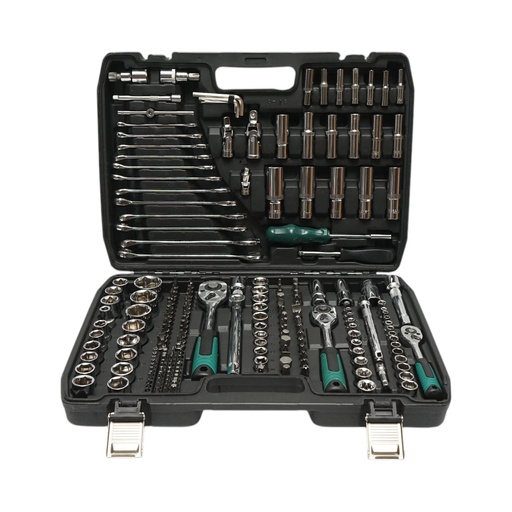 [AMAT6-122978] Trusa chei combinate si tubulare Cr-V 216 piese