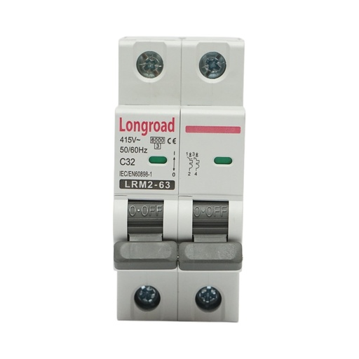 [AMAT6-123211] Siguranta automata intreruptor MCB 2P 32A 415VAC Longroad