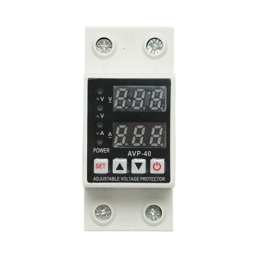 [AMAT6-123212] Releu digital 40A pentru monitorizare si protectie subtensiune, supratensiune 230V, AVP-40A Longroad