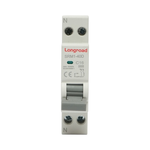 [AMAT6-123214] Siguranta automata bipolara 1P+N, 16A, 4.5kA Longroad