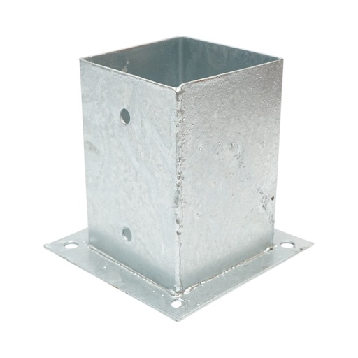 [AMAT6-123354] Suport stalp patrat aplicat 101x101x150mm, grosime 2mm, otel zincat