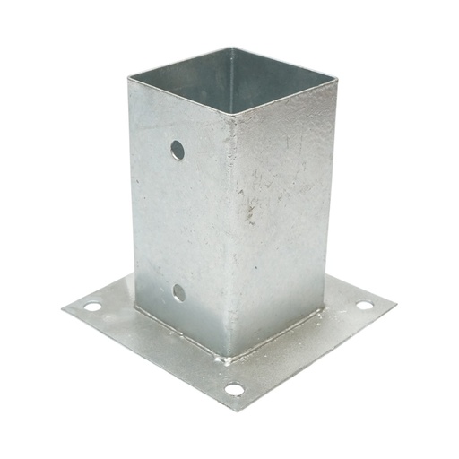 [AMAT6-123393] Suport stalp patrat aplicat 81x81x150mm, grosime 2mm, otel zincat