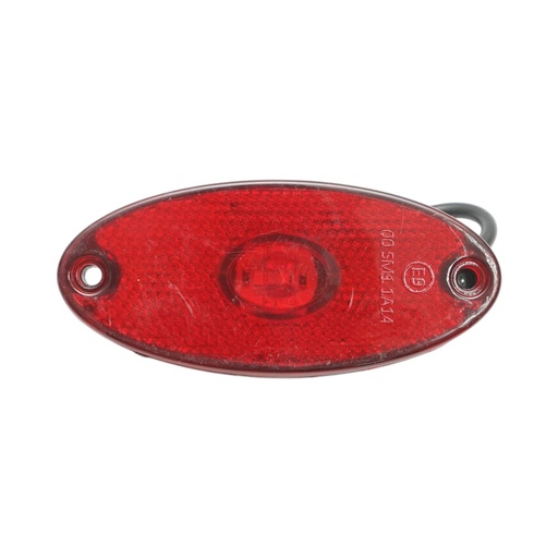 [AMAT6-123647] Lampa pozitie laterala ovala LED 12-24V rosie 100x45x14mm