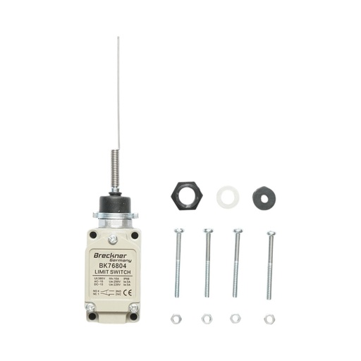 [AMAT6-123678] Intrerupator de limita cu sarma arc flexibila 380V 1NO+1NC IP66