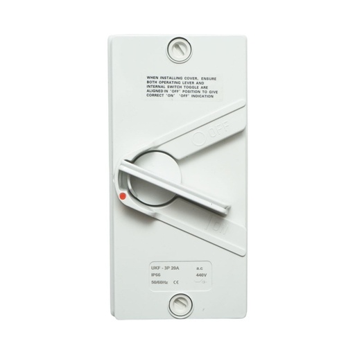 [AMAT6-123763] Intrerupator izolator 3P, 440V AC, 20A ON/OFF cu protectie IP66