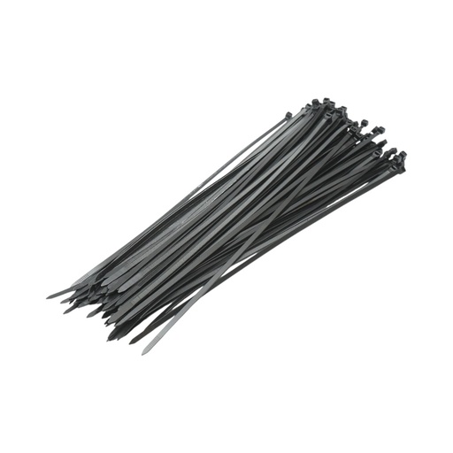 [AMAT6-123779] Faseta colier plastic negru 4.7x350mm pentru prindere capace roti auto 100 buc/set Longroad
