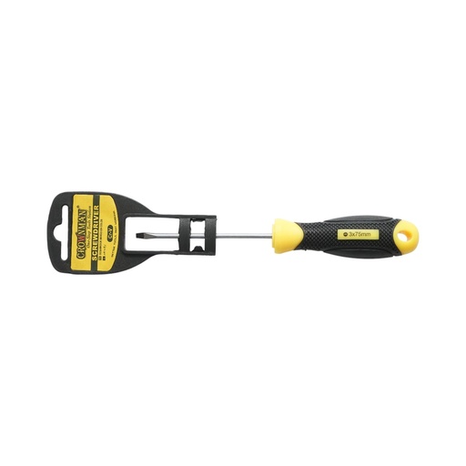 [AMAT6-123944] Surubelnita dreapta 3x75mm cu varf magnetic profesionala Cr-V Crownman