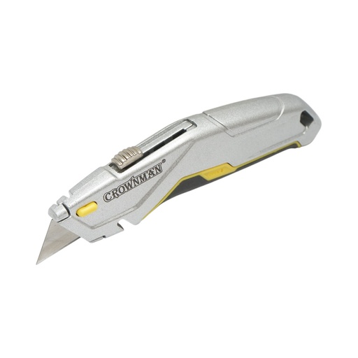 [AMAT6-123965] Cutit cutter profesional cu lama otel 19mm SK5 retractabila, corp aluminiu Heavy Duty Crownman