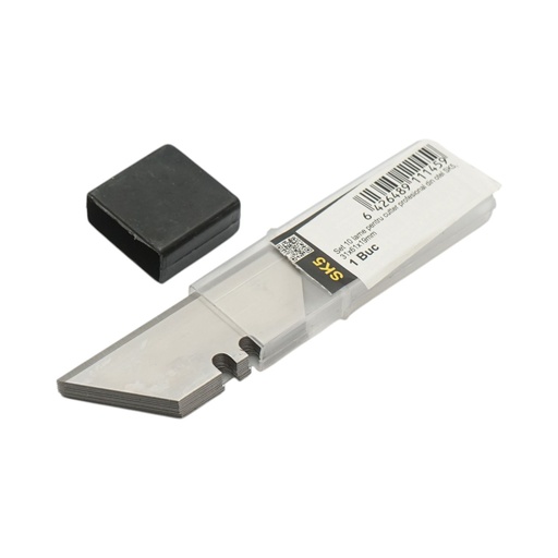 [AMAT6-123973] Set 10 lame cutter trapezoidale profesionale 19x61mm din otel SK5 Crownman