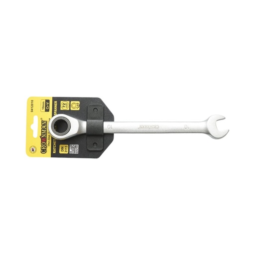 [AMAT6-123999] Cheie combinata fixa si inelara cu clichet 10mm Cr-V Crownman