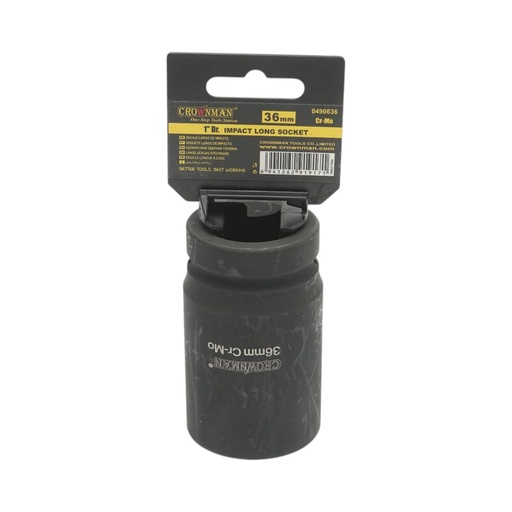 [AMAT6-124080] Cheie tubulara de impact lunga 36mm, patrat 1 inch Cr-Mo Crownman