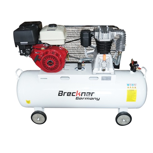 [AMAT6-124100] Compresor aer pe curea 200L, motor pe benzina 13CP, presiune maxima 8 bar, volum aer aspirat 600 L/min