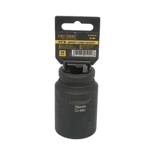 [AMAT6-124122] Cheie tubulara de impact lunga 36mm, patrat 3/4 inch Cr-Mo Crownman